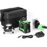 3D 12 Lines Self-leveling Laser Level with 1.2M 3 Heights Adjustable Alloy Extension Bar Tripod Stand and Carrying Bag Image 5