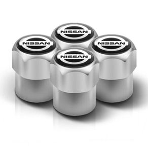 4PCS Car Wheel Stem Covers Tire Valve Caps Decoration For Nissan J10 X-Trail Qashqai Juke Leaf Micra NISMO