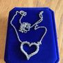 Moissanite Diamond Heart Set Image 5