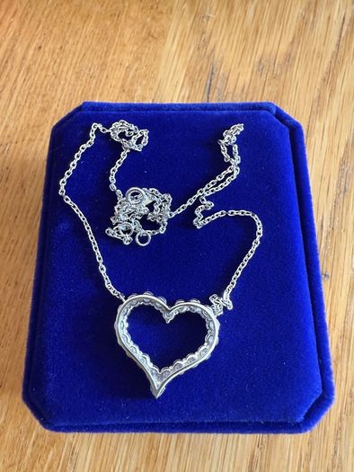 Moissanite Diamond Heart Set