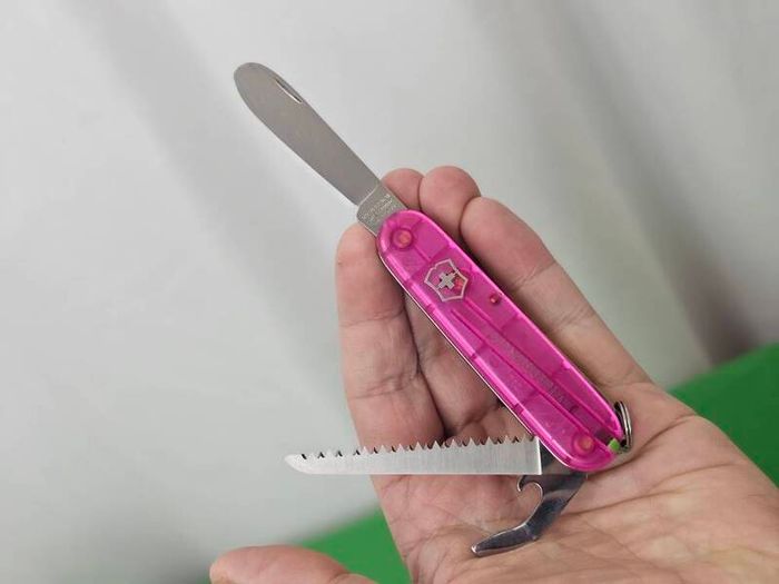 My first Victorinox Swiss Army Knife Childrens edition 84mm model for Whittling