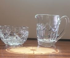Waterford Crystal Milk Jug & Sugar Bowl