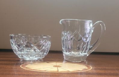 Waterford Crystal Milk Jug & Sugar Bowl