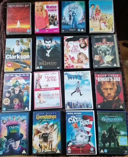 16 DVD Movies - Classification PG