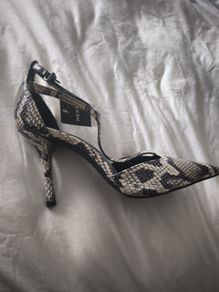 snake print shoes