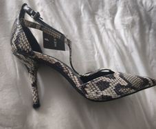snake print shoes