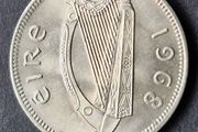 Ireland Excellent 1968 Shilling 1s coin