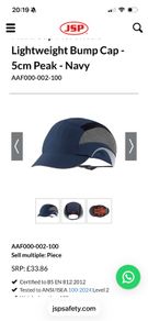 Hardcap bumpcap box of 20 JSP