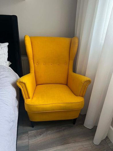 Yellow armchair