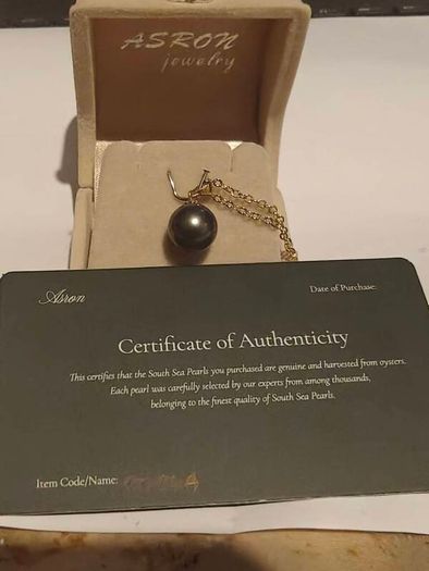 Black South Sea Pearl Pendant
