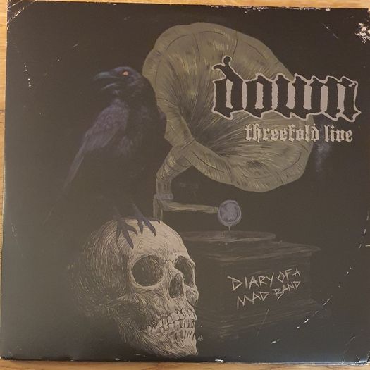 Down  Threefold Live: Diary Of A Mad Band. NEAR MINT 3 x Vinyl, LP, Album NO DVD INCLUDED