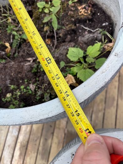Large garden pots
