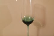 Green design wine glase