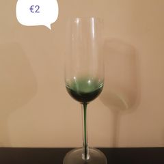 Green design wine glase
