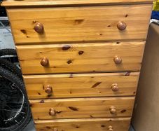 Solid Pine Chest of Drawers