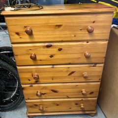 Solid Pine Chest of Drawers