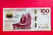 Mexico  100   Pesos  2016   Scarce Pick 130b Commemorative Issue ( Uncirculated )