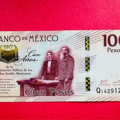 Mexico  100   Pesos  2016   Scarce Pick 130b Commemorative Issue ( Uncirculated )