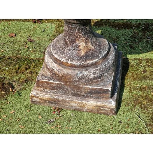 Large Urns Aged Bronze Pair H417