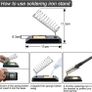 NEW SALE | Soldering Iron Kit Electric with Switch 60W Adjustable Temperature 200 Degrees - 450 Degrees Soldering Gun Welding Image 4