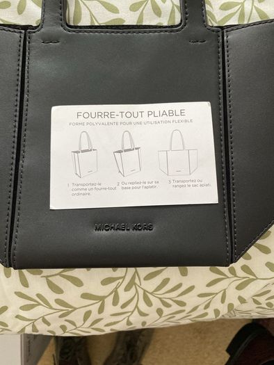 New Michael Kors black bag( can be folded flat for holidays)