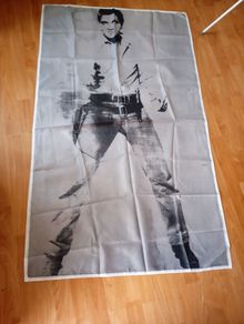 Andy Warhol Elvis giant banner