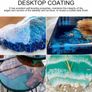 (FREE POSTAGE) Epoxy Resin Clear Crystal Coating Kit 1000ml/1160g - 2 Part Casting Resin for Art, Comes with Resin Professional Accessories Bag, Suitable for Crafts, Table top Coating Image 5