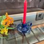 Vintage Kylemore Abbey Pottery Chamberstick Taper Candlestick Holder Image 4