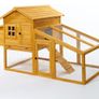 Chicken Coop Hen House Poultry Ark Home Nest Run Coup With Integra Image 2