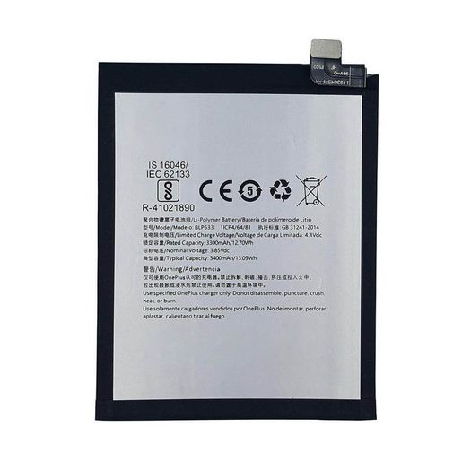 Replacement Battery For OnePlus 3T / 1+3T Battery BLP633 3400mAh 3.85V New - FHTOP3TB