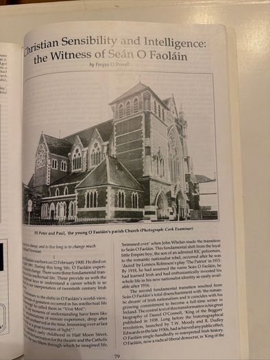 DUNNE, SEAN [EDITOR]. The Cork Review ; Sean O Faolain. 1900-1991. 1st Ed.