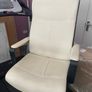 ikea cream Millberget home office chair Image 2