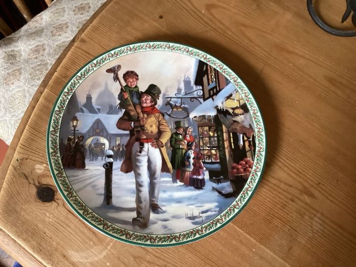 christmas A Christmas Carol plate