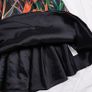 Karen Millen Black Orange Bird of Paradise Floral Halter Neck Fit and Flare Dress 14UK/42EU Image 6