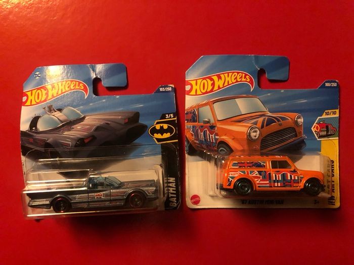 Hotwheels car selection