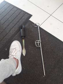 rod stand x2