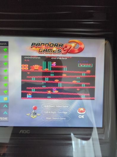 Pandora 3D Arcade Machine  2 Player
