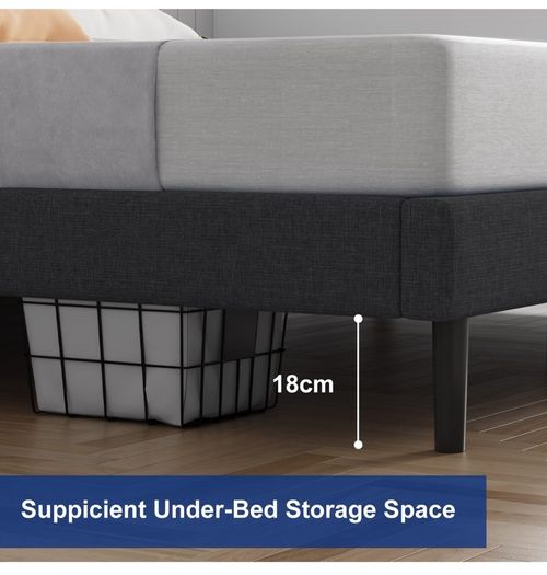 Double Bed Frame Upholstered