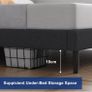 Double Bed Frame Upholstered Image 6