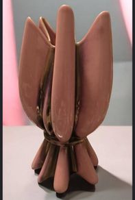 Vintage Ceramic Tulip Vase