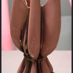 Vintage Ceramic Tulip Vase