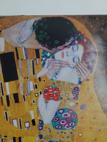 Klimt The Kiss poster