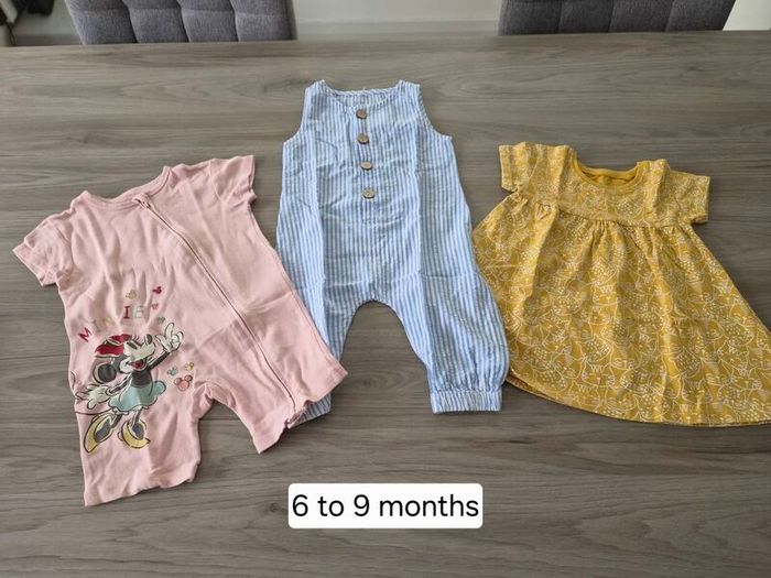 Baby Girl Clothes and Accessories Bundle  3 to 12 Months