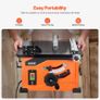 Table Saw for Jobsite, 210 mm, 1200W Portable Compact Tablesaw, 225mm Max Rip Capacity, 4800RPM Cutting Speed, with 24 Teeth Saw Blade Image 7