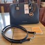 Michael Kors  SALE  New with tags on Grayson Navy medium duffle  satchel . Image 2
