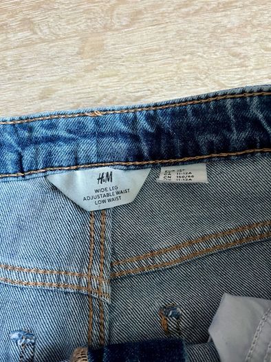 H&M wide leg  jeans 11/12y
