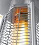 Patio Heater 12.5 kW Gas Heater Including Protective Cover with Gas Hose Pressure Regulator, Stainless Steel Heat Image 3