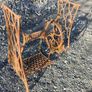 Vintage cast iron Singer treadle sewing machine base Image 2