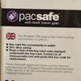 PACSAFE PROSAFE 750 luggage lock anti theft travel gear lock and keycard BRAND NEW Image 5