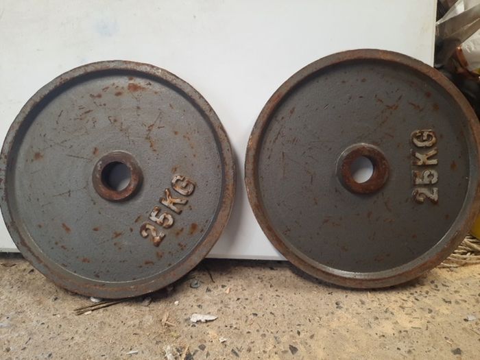 25kg Olympic weight plates